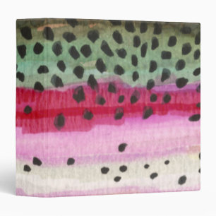 Rainbow Trout Fishing Binder