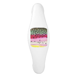 Rainbow Trout Fishing Ceramic Cabinet Pull