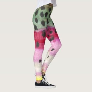 Fly Fishing Rainbow Trout Ichthyology Awesome Leggings