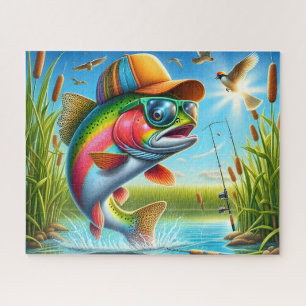 Rainbow Trout  Fishing Jigsaw Puzzle