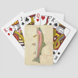 Rainbow Trout Fishing Playing Cards