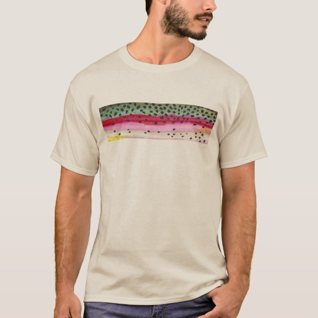Rainbow Trout Fishing T-Shirt (Front)