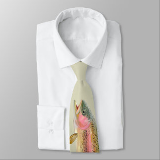 Rainbow Trout Fishing Tie