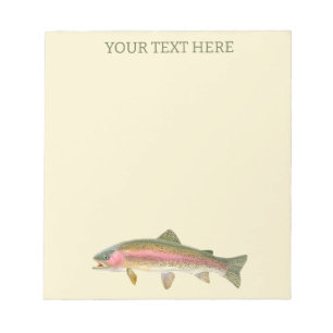 Rainbow Trout Fly Fishing Notepad