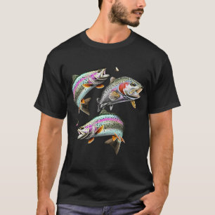 Rainbow Trout Fly Fishing Pattern – Angler Gear T-Shirt