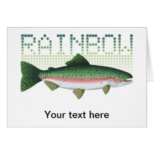 Rainbow trout gift for an angler or fisherman