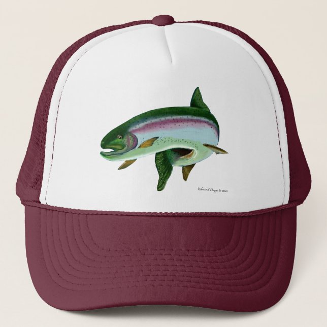 Rainbow Trout II Trucker Hat (Front)