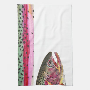 Rainbow Trout Kitchen Towel