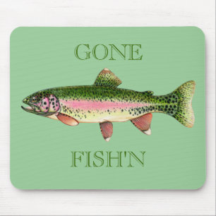 RAINBOW TROUT MOUSE PAD