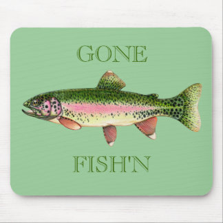 RAINBOW TROUT MOUSE PAD