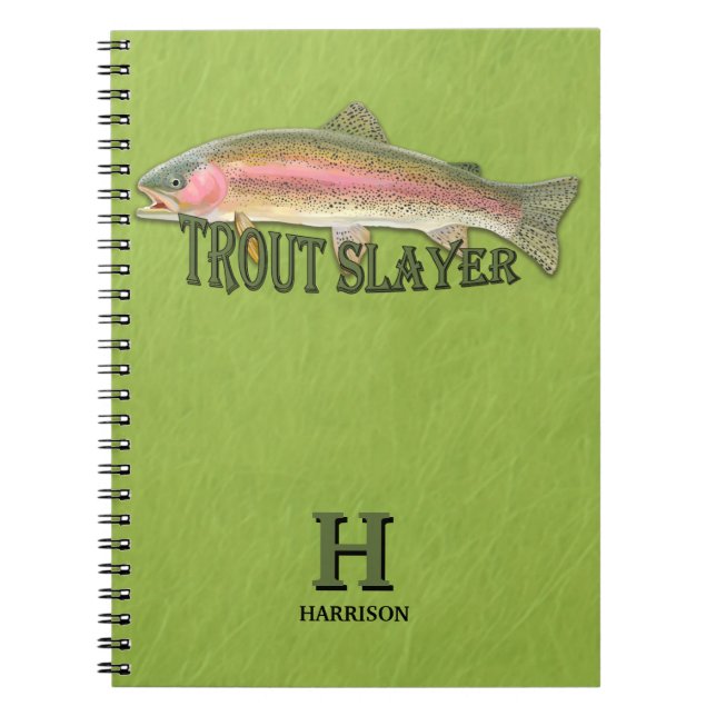 Rainbow Trout Slayer Notebook (Front)