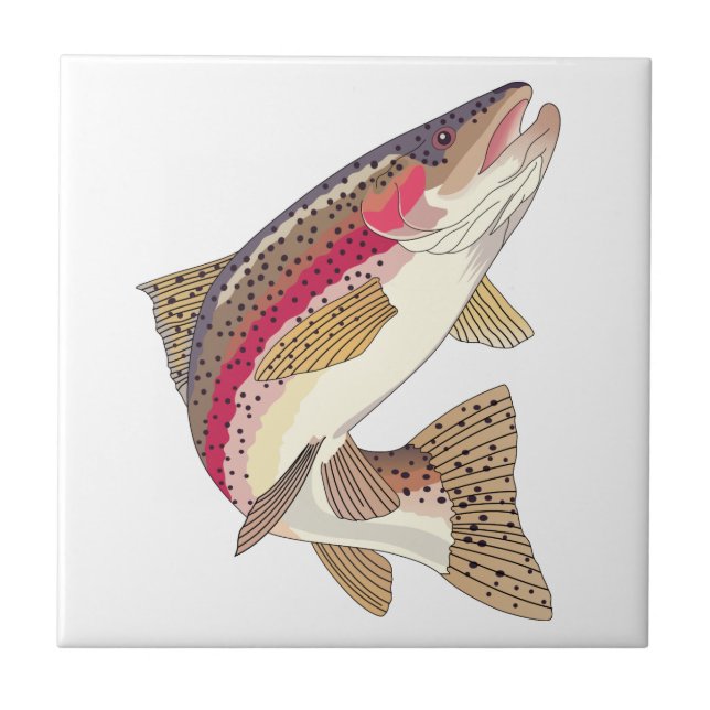 Rainbow Trout Tile (Front)