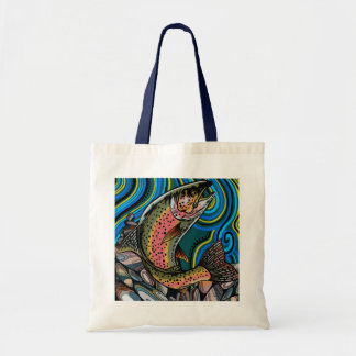 Rainbow Trout Tote Bag