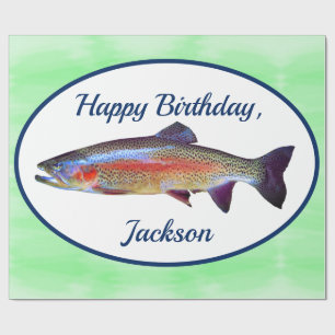 Rainbow Trout Wrapping Paper