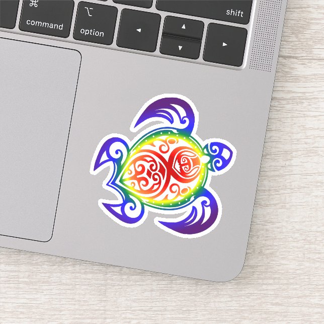 Rainbow Turtle Pride (Detail)