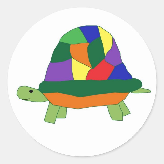 Rainbow Turtle stickers (Front)