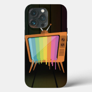 Rainbow TV iPhone 13 Pro Case
