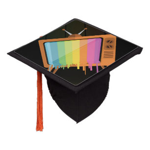 Rainbow TV   Graduation Cap Topper