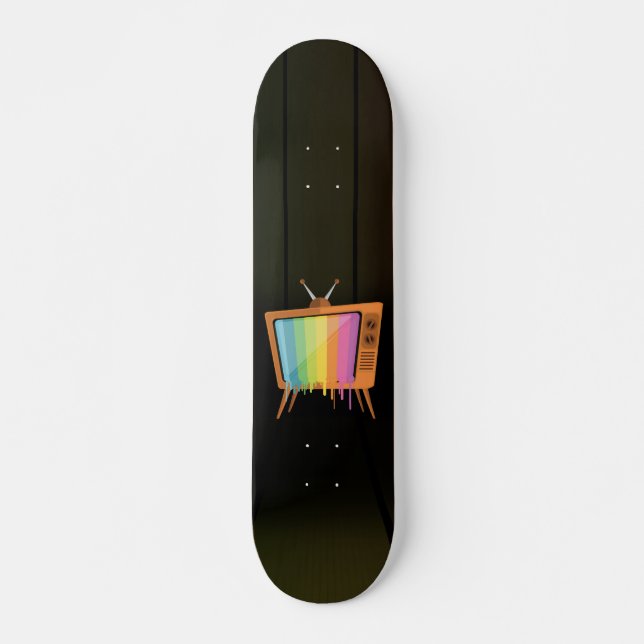 Rainbow TV  Skateboard (Front)