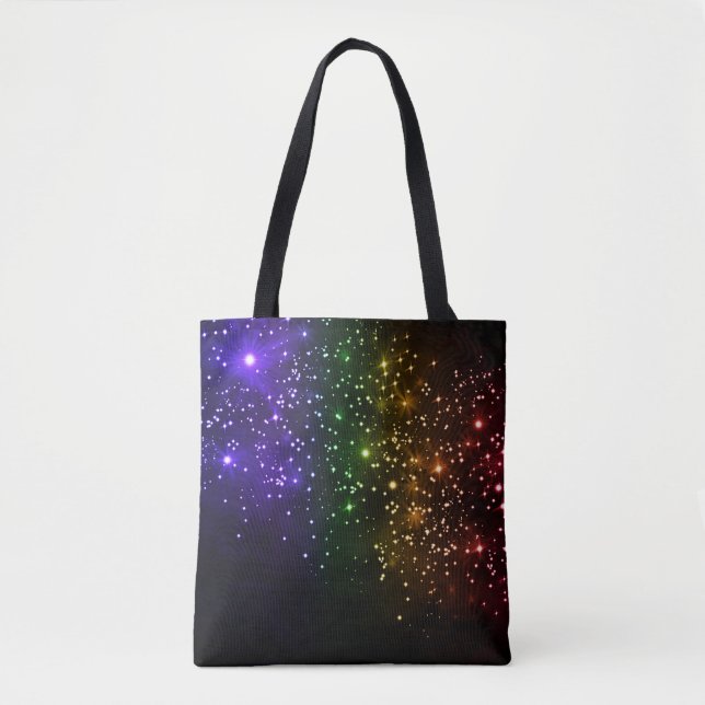 Rainbow Twilight Tote Bag (Front)