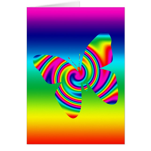 Rainbow Twirl Butterfly (Front)
