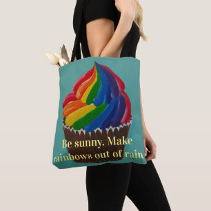 Rainbow Twist Sunny Tote Bag