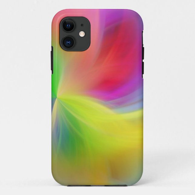 Rainbow Twist Texture Case-Mate iPhone Case (Back)