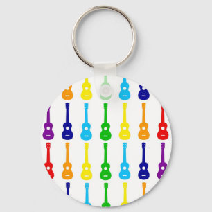 Rainbow Ukes Keychain