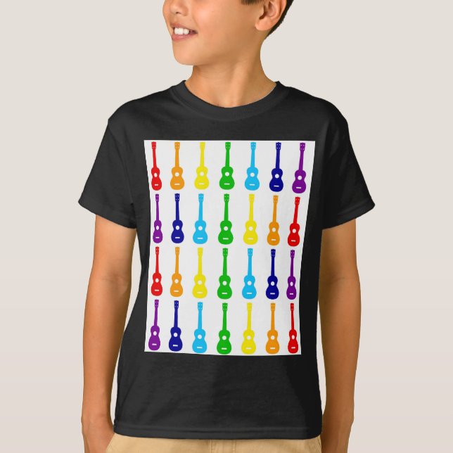Rainbow Ukes T-Shirt (Front)