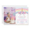 Rainbow Unicorn 1st Birthday Party Girl with Photo