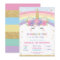 Rainbow Unicorn Birthday Party Girl