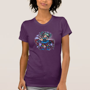 Rainbow Unicorn Fairy 80's Girl Star Pony Fantasy T-Shirt