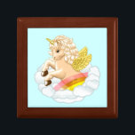 Rainbow Unicorn Gift Box<br><div class="desc">Baby Rainbow Unicorn gift box, t-shirts and Unicorn gifts by ArtMuvz Illustration. Matching Cute Unicorn t-shirt, tote bag, hat, mug. Magic rainbow unicorn christmas gifts, rainbow unicorn birthday. Unicorn t-shirt, gifts and apparel. Bring a touch of magic to your gift for unicorn lovers of all ages! The bold design features...</div>