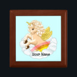 Rainbow Unicorn Gift Box<br><div class="desc">Baby Rainbow Unicorn gift box, t-shirts and Unicorn gifts by ArtMuvz Illustration. Matching Cute Unicorn t-shirt, tote bag, hat, mug. Magic rainbow unicorn christmas gifts, rainbow unicorn birthday. Unicorn t-shirt, gifts and apparel. Bring a touch of magic to your gift for unicorn lovers of all ages! The bold design features...</div>
