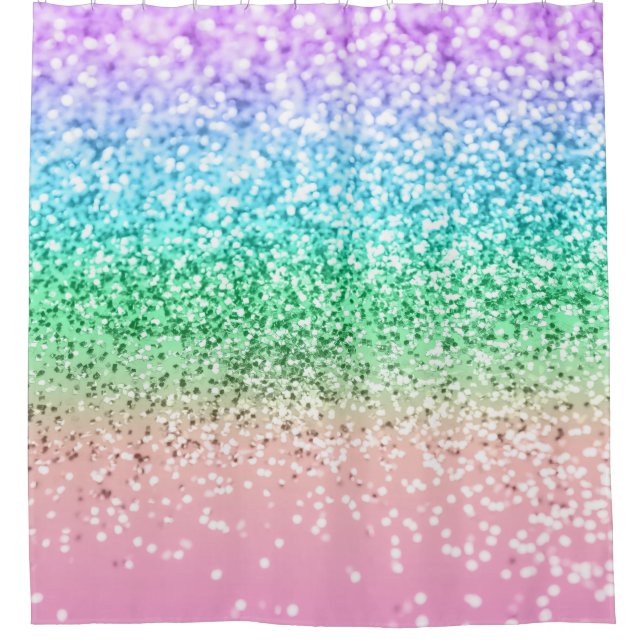 Rainbow Unicorn Glitter 1 (Faux Glitter) #pastel  (Front)
