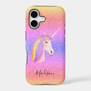 Rainbow Unicorn Glitter Personalized