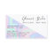 Rainbow unicorn holographic hair salon colour bloc
