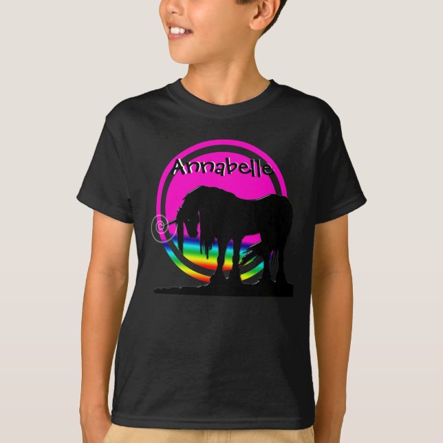 Rainbow Unicorn Party T-Shirt (Front)