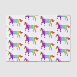 Rainbow Unicorn Pattern Tissue Paper