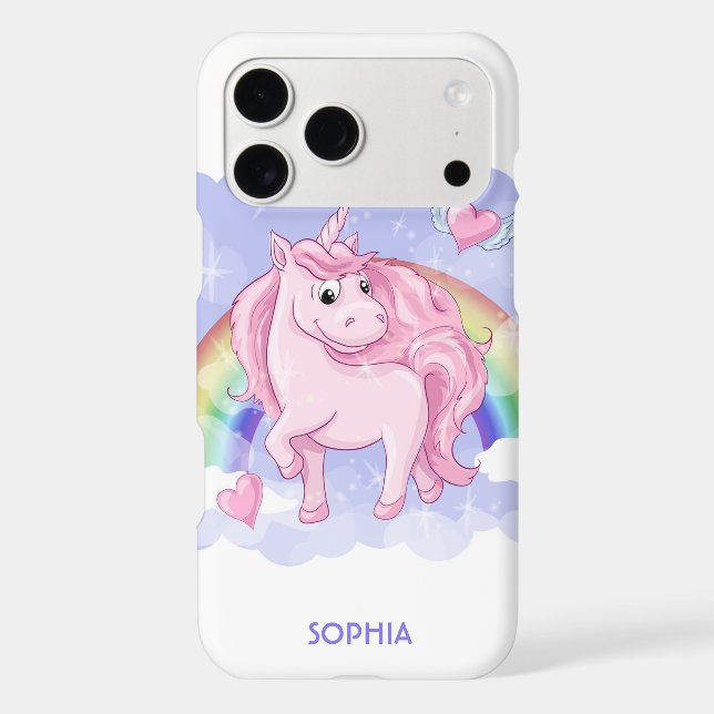 Rainbow Unicorn Personalized Name (Back)
