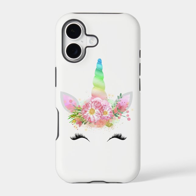 Rainbow Unicorn Phone Case (Back)