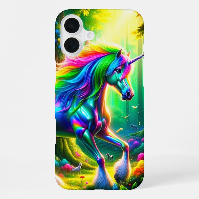 Rainbow Unicorn Phone Case (Back)