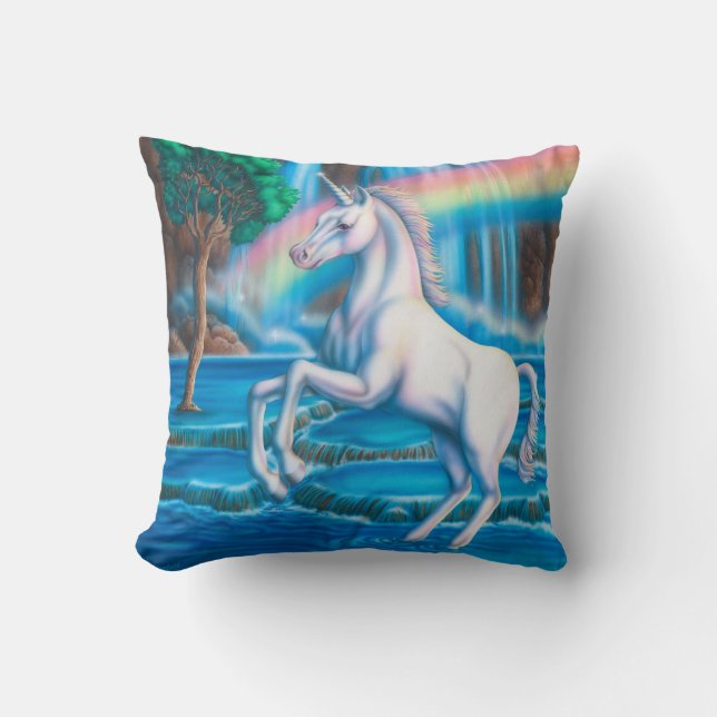 Rainbow Unicorn pillow (Front)