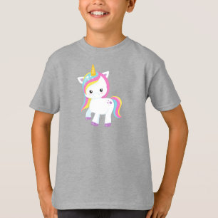 Rainbow Unicorn, Star, Cute Unicorn, Magic Unicorn T-Shirt