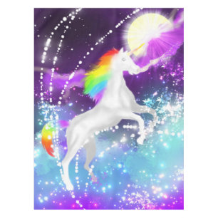 Rainbow Unicorn Tablecloth