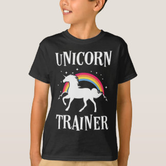 Rainbow Unicorn Trainer Easy Costume Halloween Fun T-Shirt