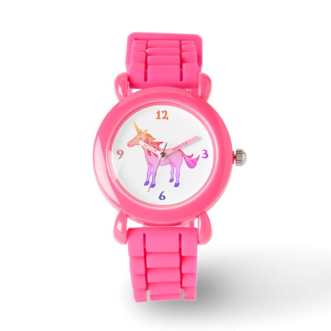 Rainbow Unicorn Watch (Front)