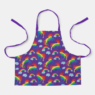 Rainbow Unicorns Apron