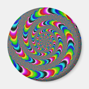 Rainbow Universe - Fractal Art Magnet