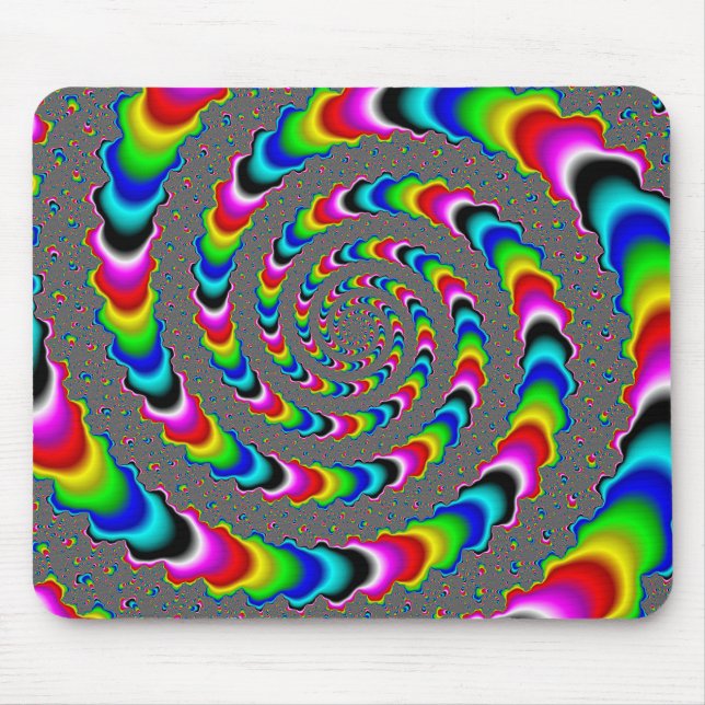 Rainbow Universe - Fractal Art Mouse Pad (Front)